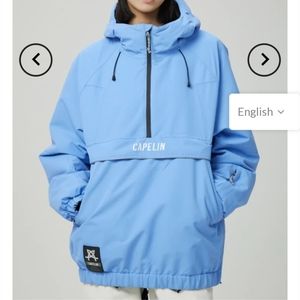 Capelin Candy/Sailor Snowboard Snow Jacket - Large, Light Blue